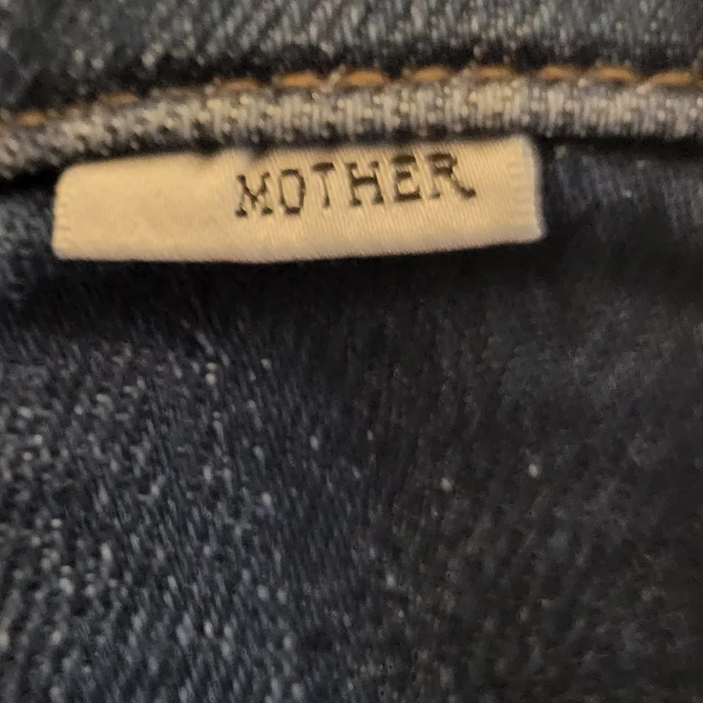 MOTHER Blue Flare Wide Leg Jeans Nip It In The Bud - Picture 9 of 11